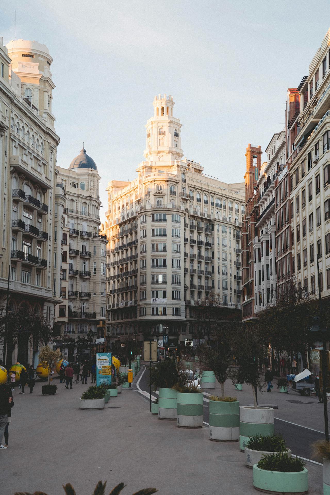 Immeubles dans une quartier de Valencia